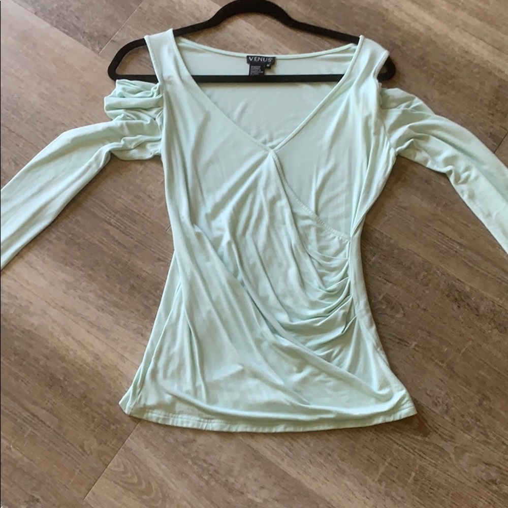 mint long sleeve top